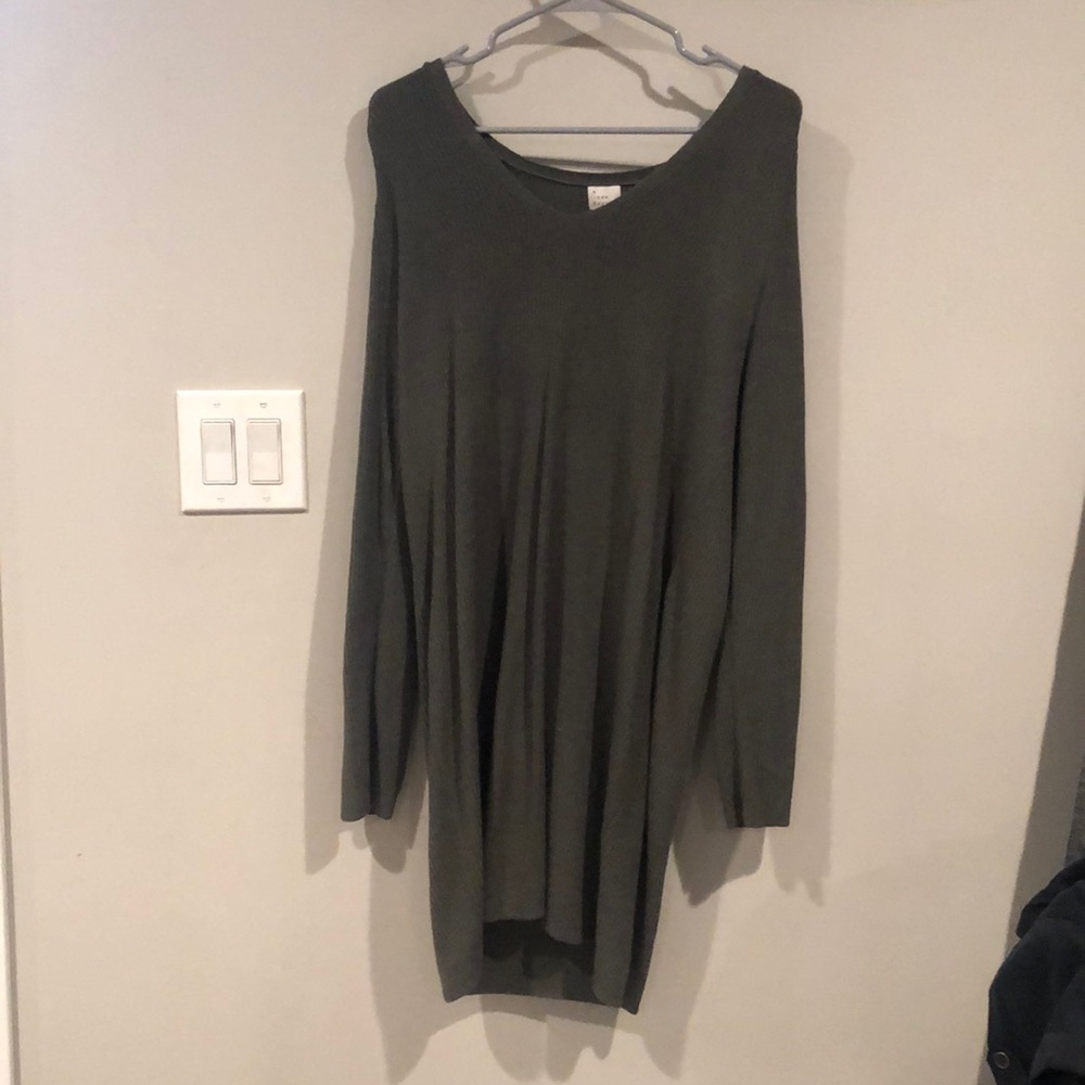 Women’s Green Knit Sweater dress